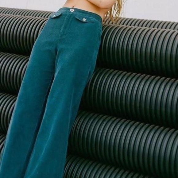 Paloma Wool Lagos Corduroy Pant in Navy Sz 36 - Picture 1 of 4